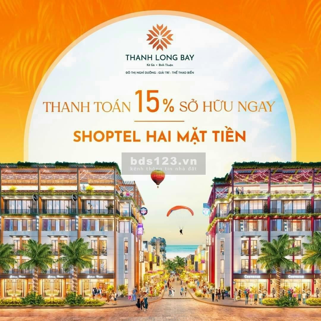 Sở hữu lâu dài shoptel vị trí kim cương tại Thanh Long Bay Mũi Kê Gà, giá chỉ 2.1 tỷ