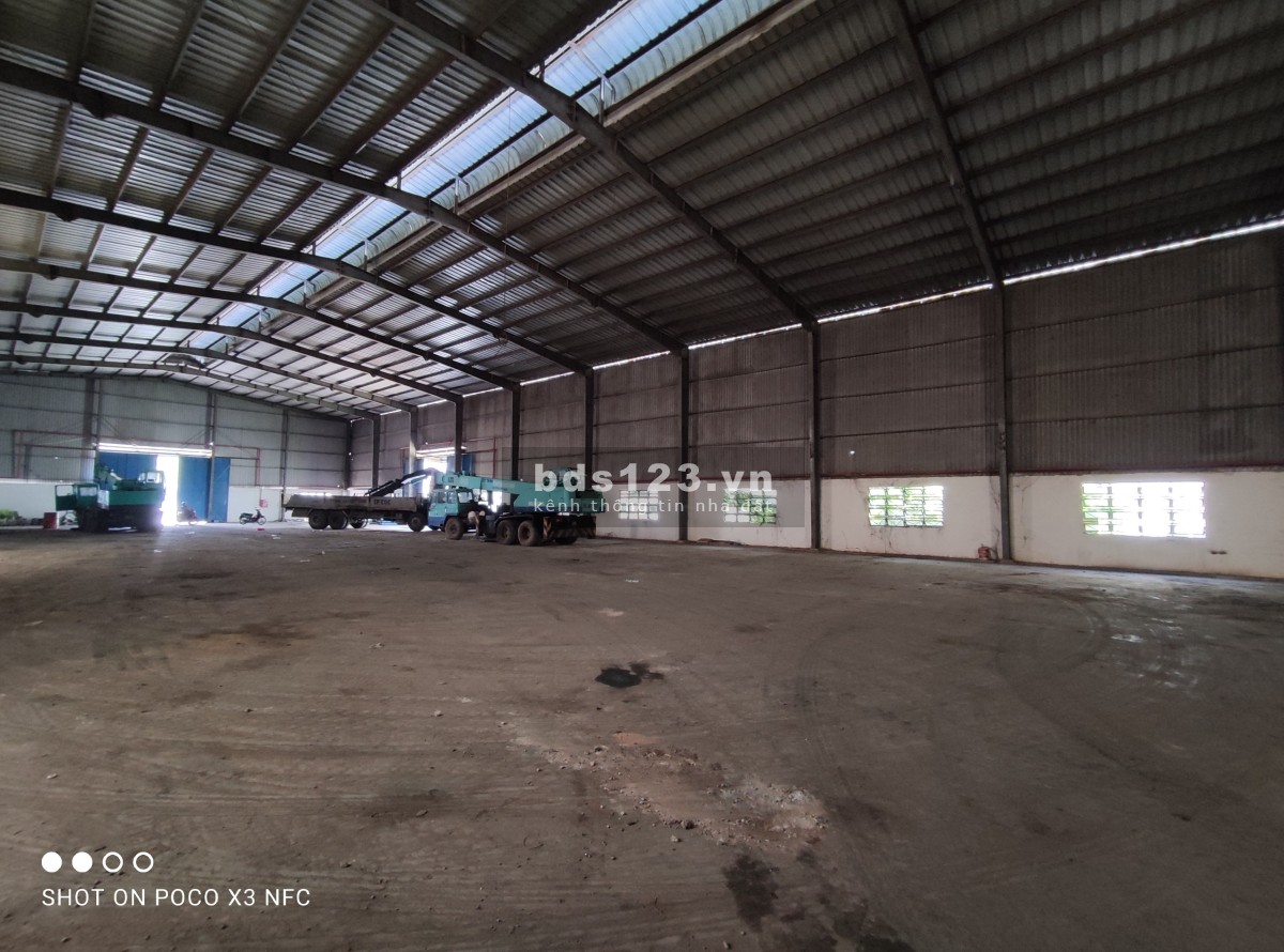 Cho thuê kho 1900m2 gần Quốc Lộ 1A, Mỹ Yên, Bến Lức, Long An