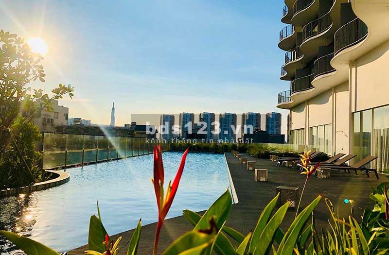 Căn hộ 3 phòng ngủ cho thuê chỉ 39,950 triệu Waterina Suites