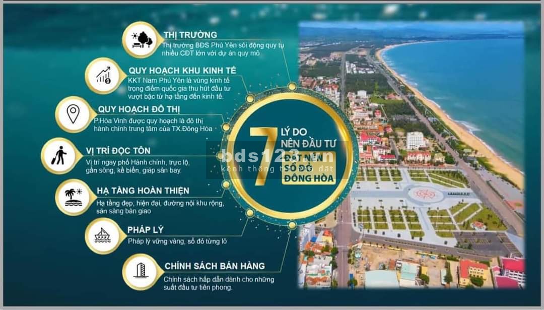 Mở bán đất nền sổ đỏ giỏ hàng đầu tư vị trí Vip nhất khu kinh tế Nam Phú Yên