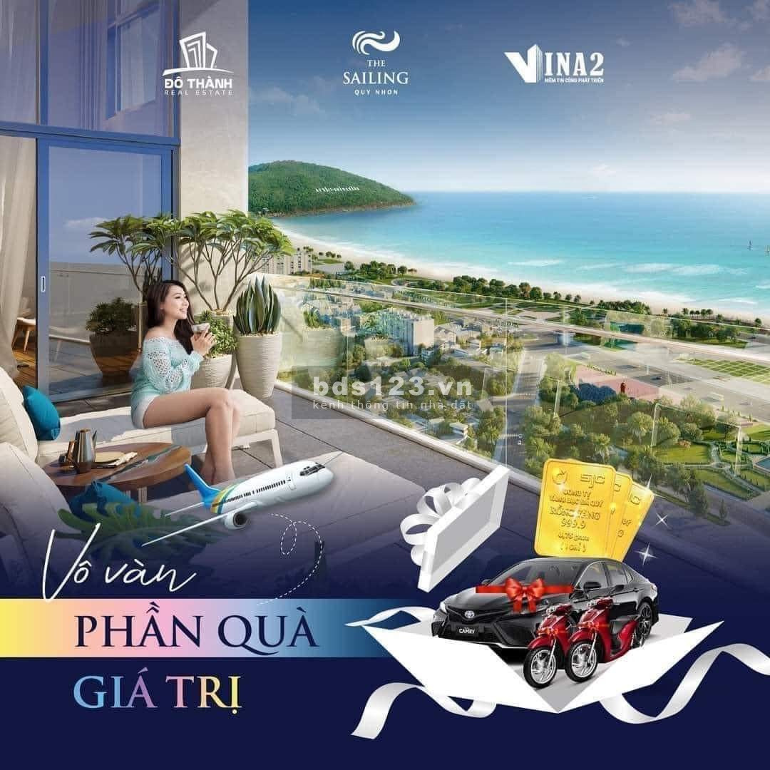 Chỉ với 550 triệu (30%) sở hữu vĩnh viễn căn hộ mặt biển Quy Nhơn, giá tốt