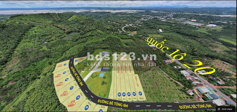 Đất vườn La Ngà, mua về làm quà DT 1000m2 giá 1.2 tỷ view Hồ Trị An