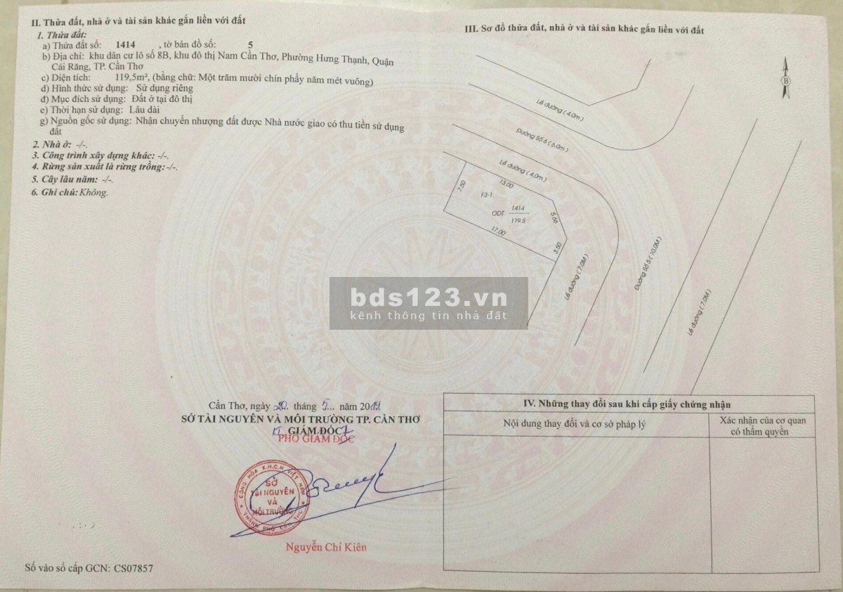 Đất nền góc 2 mặt tiền KDC Nam Long 1 chính chủ 100%