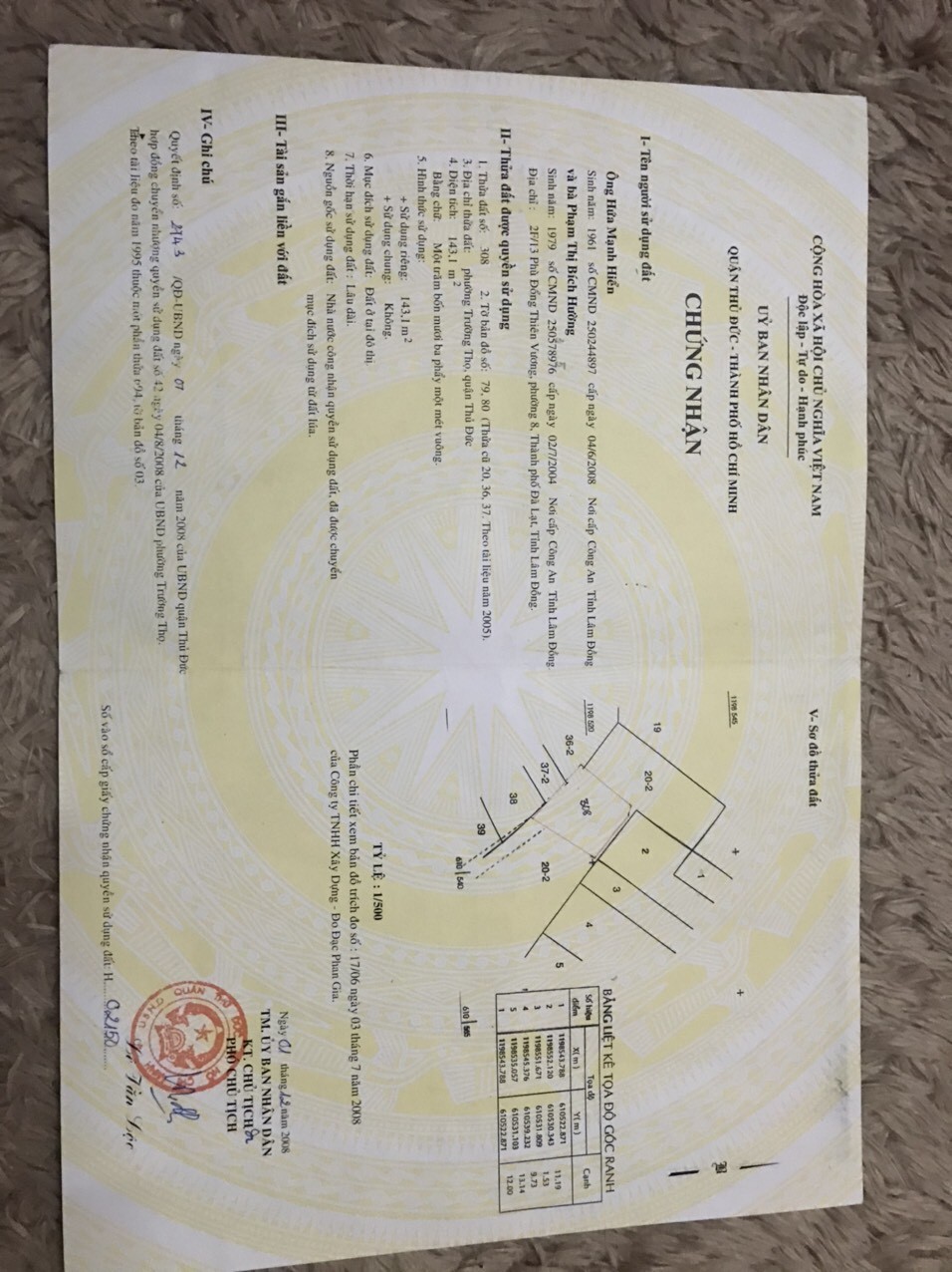 Chính chủ cần bán lô đất cực đẹp tại phường Trường Thọ, Thủ Đức, giá cực tốt