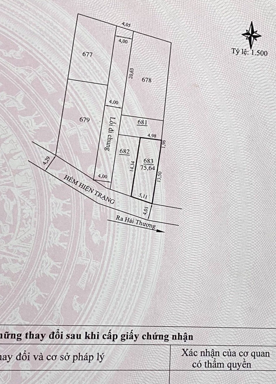 Cần bán lô đất trung tâm Hải Thượng- P5- Đà Lạt. Phù hợp mở phòng mạch, phòng khám bệnh, nhà