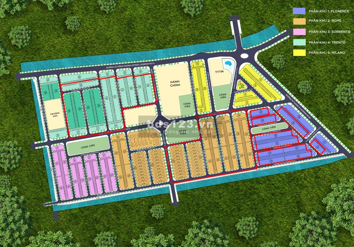 Mở bán dự án The Venice City. Giá chỉ 14,5tr/m2 chiết khấu lên đến 10% vay ls 0%