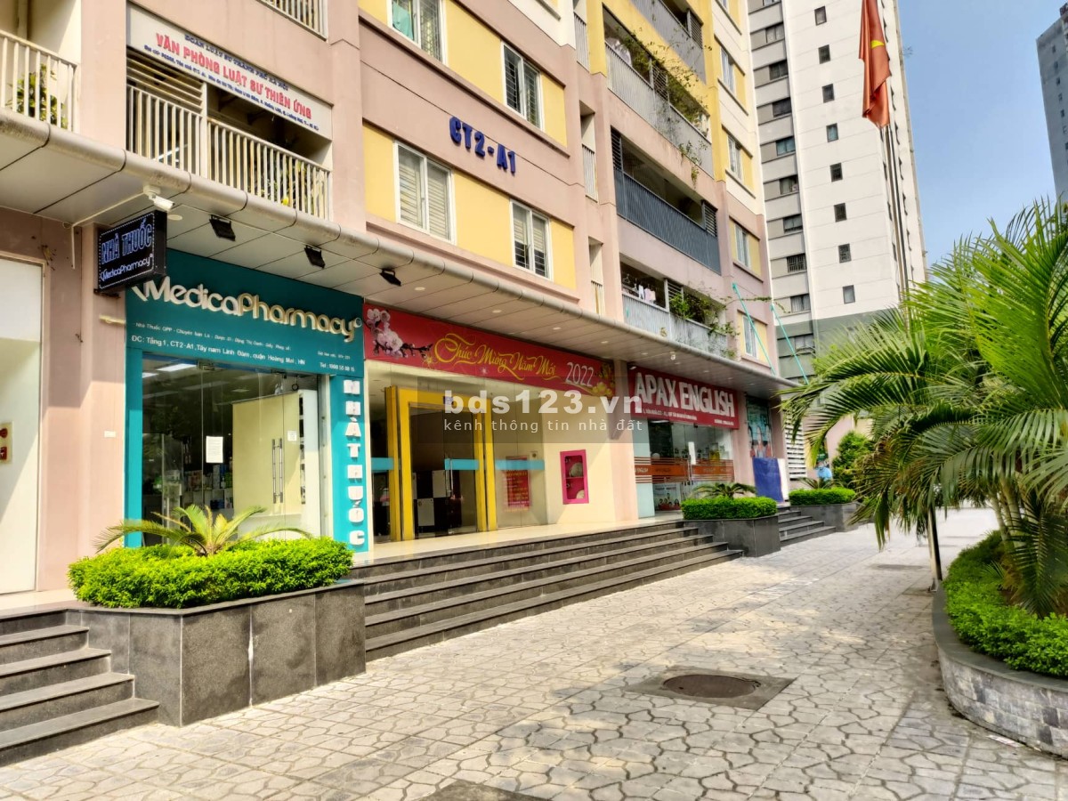 Bán Sàn TTTM tòa chung cư KĐT Tây Nam Hồ Linh Đàm, 255m, mt 30m, kinh doanh sầm uất, sổ vĩnh viễn