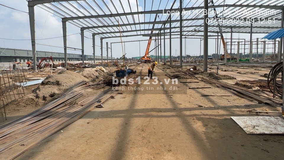 Cho thuê kho xưởng mới 2560m2 trong KCN Phú An Thạnh, Bến Lức, Tỉnh Long An