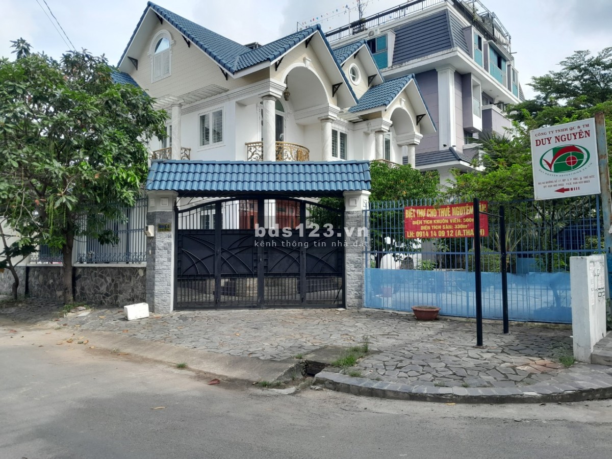 Cho thuê biệt thự ven sông Sài Gòn đường 17 phường Hiệp Bình Chánh, Thủ Đức