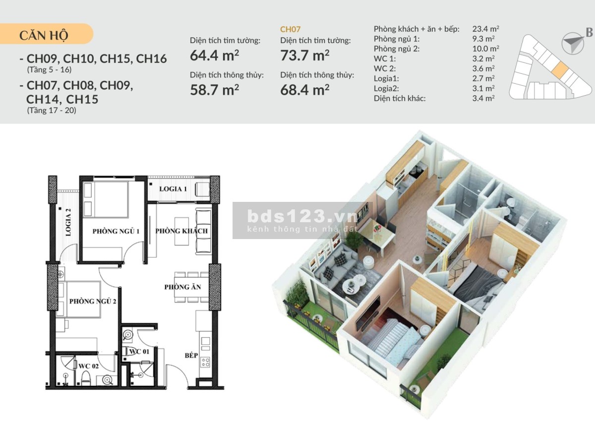 Bán căn hộ Vina2 Panorama Quy nhơn nhận ưu đãi trong tháng 8