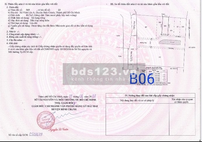 Bán sĩ 7 lô đất ngay chợ Thới Hoà Vĩnh Lộc A, Bình Chánh, liên hệ 0909406397