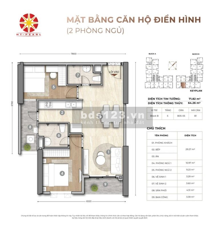Căn hộ HT Pearl mang đậm phong cách Nhật Bản sở hữu vị trí vàng của khu vực