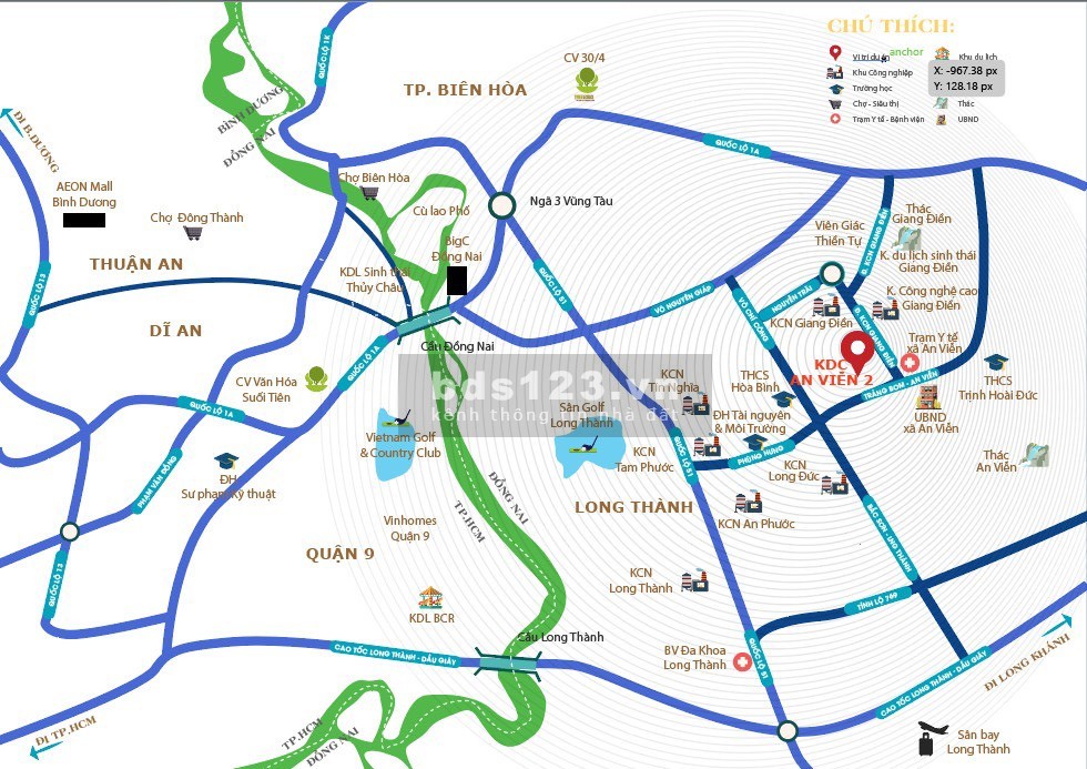 Sở hữu ngay đất nền sổ đỏ sinh lợi kép từ KCN và KĐT sân bay chỉ với 990 triệu