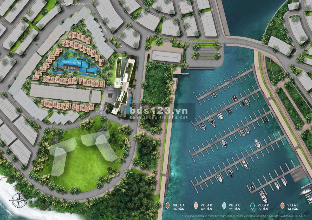 Bán ngay căn biệt thự mặt biển 254m2 giá 135tr/m đầy đủ nội thất 5 sao, pháp lý lâu dài