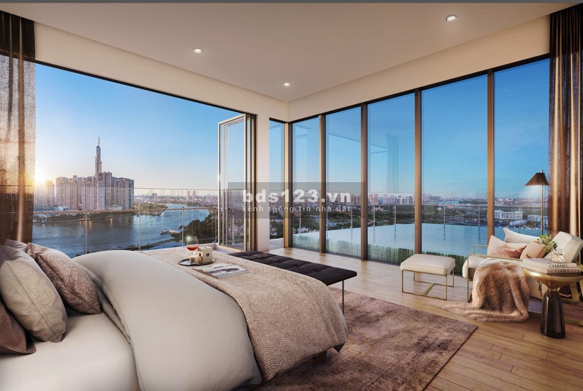 Chủ kẹt tài chính bán lỗ căn hộ 3PN cao cấp The River Thủ Thiêm Q2, View Sông và Landmark 81