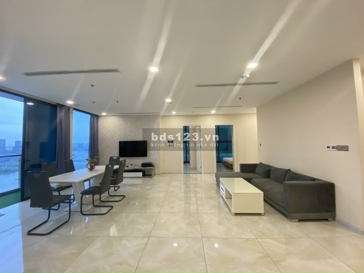 Cho thuê căn hộ 3PN Vinhome Bason quận 9, View sông Sài Gòn