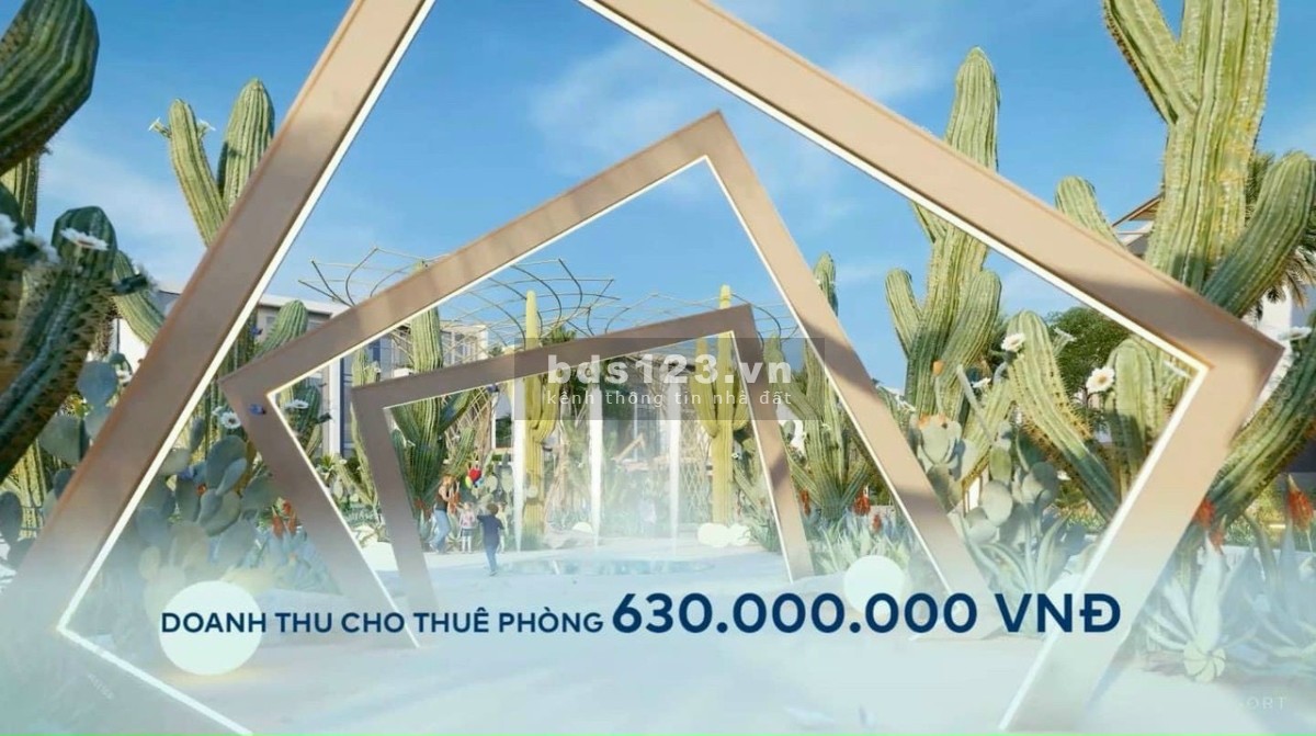 Căn hộ du lịch nghỉ dưỡng Charm Resoort Hồ Tràm giá 2,8 tỷ dt 38m2 view biển dài 3km