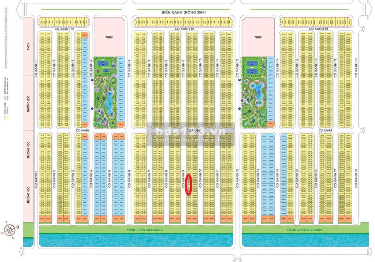 Biệt Thự CỌ XANH CX9-13x–THE EMPIRE 62,5M2, 5 Tầng, 7,784 TỶ - TTS Giảm 778 triệu.