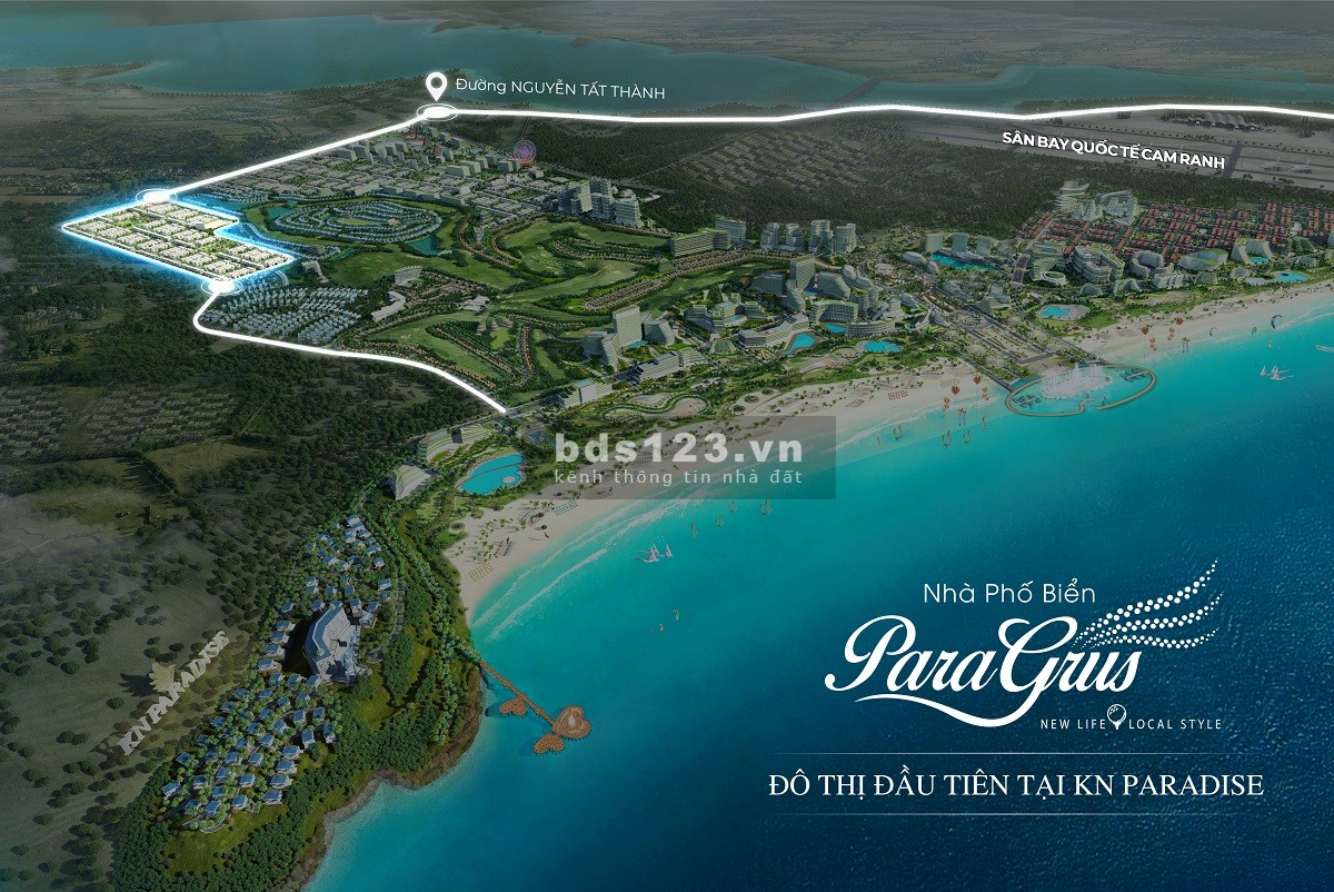 Ra nhanh lô nhà phố biển Para Grus sở hữu lâu dài thanh toán nhẹ nhàng, lh 0937544040
