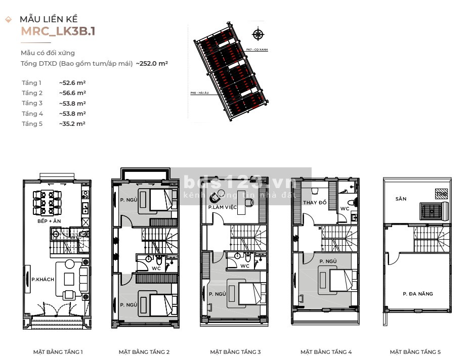 Biệt Thự CỌ XANH CX9-13x–THE EMPIRE 62,5M2, 5 Tầng, 7,784 TỶ - TTS Giảm 778 triệu.
