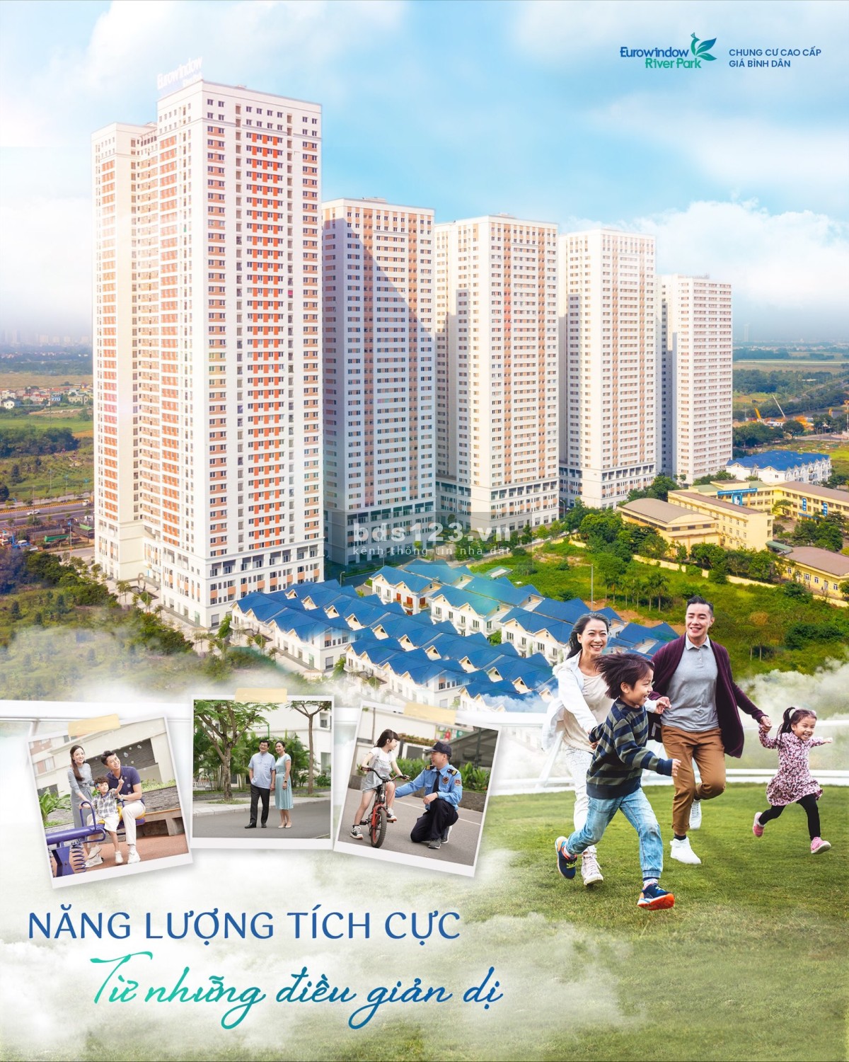 Căn hộ 3PN Eurowindow River Park giá tốt nhất Hà Nội, cách trung tâm chỉ 15p di chuyển