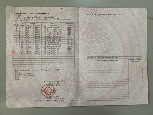 Bán đất Lả Mường Chiềng Sơn Mộc Châu Sơn La, giá tốt đầu tư sinh lời