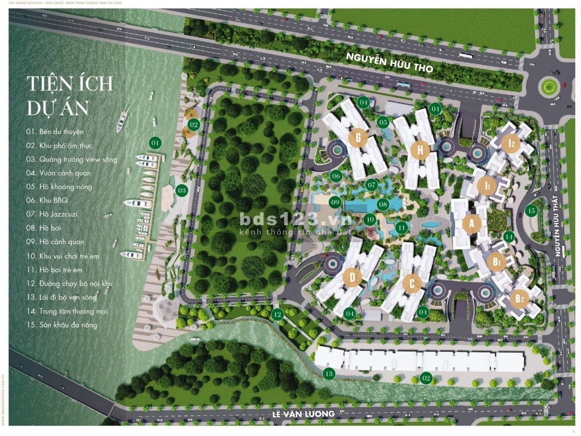 Căn hộ cao cấp The Grand Sentosa - Novaland mở bán 28/8 tiện ích đủ