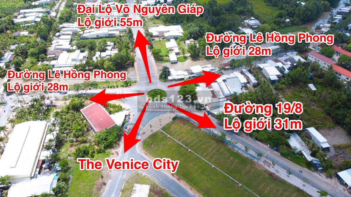 The Venice City Hậu Giang chiết khấu đền 10% tặng vàng 9999 hỗ trợ vay 0% mở bán đợt 1