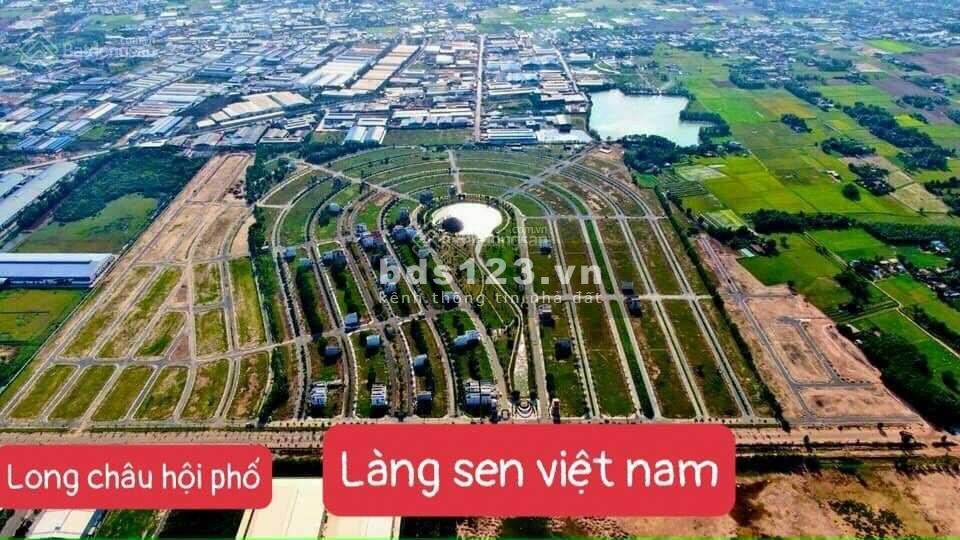 Chính chủ cần tiền bán đất dự án KĐT Làng Sen Đức Hòa Long An 1,35 tỷ sổ hồng công chứng trong ngày