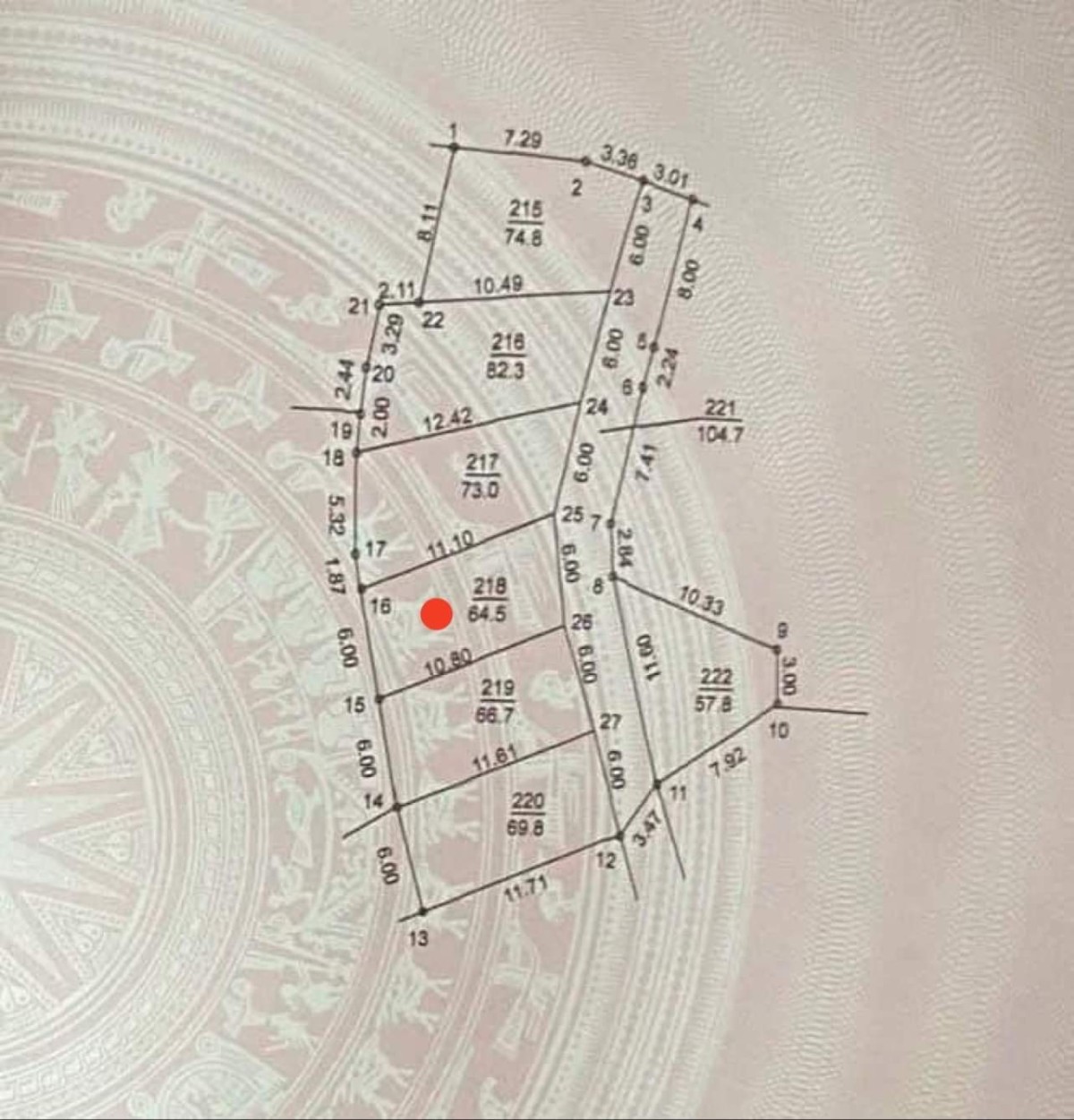 Cần bán gấp mảnh đất 64.5 mặt tiền 6m, thị trấn Phúc Thọ, Hà Nội, ô tô đỗ cửa 200m