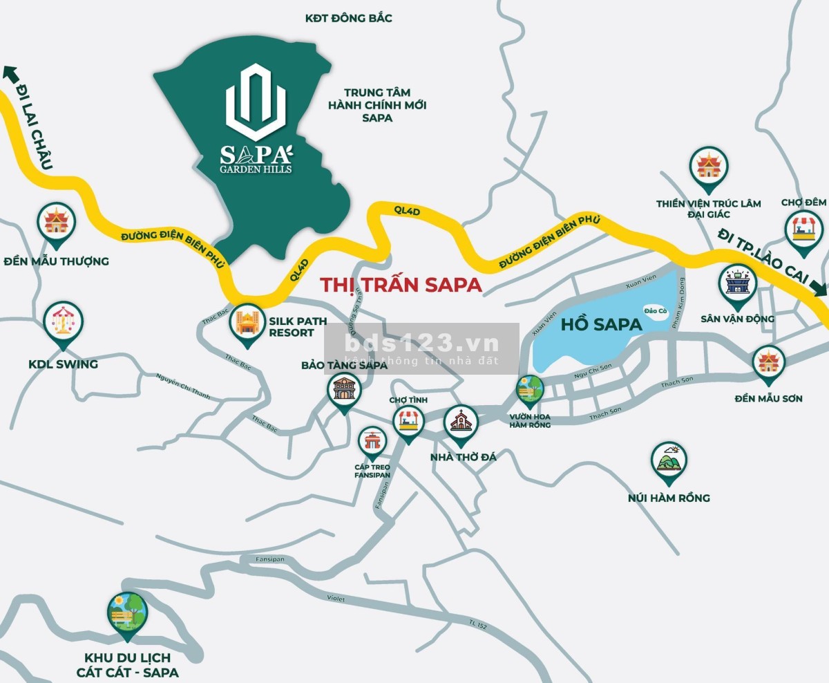Đất dự án Sapa Garden Hills siêu phẩm nghỉ dưỡng trên mây, giá đầu tư