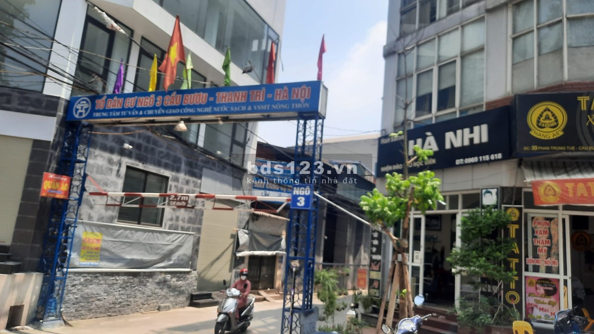 Hàng Đẹp Cầu BƯƠU diện tích 47m2 đúc kiên cố 4 tầng giá 5.35 tỷ