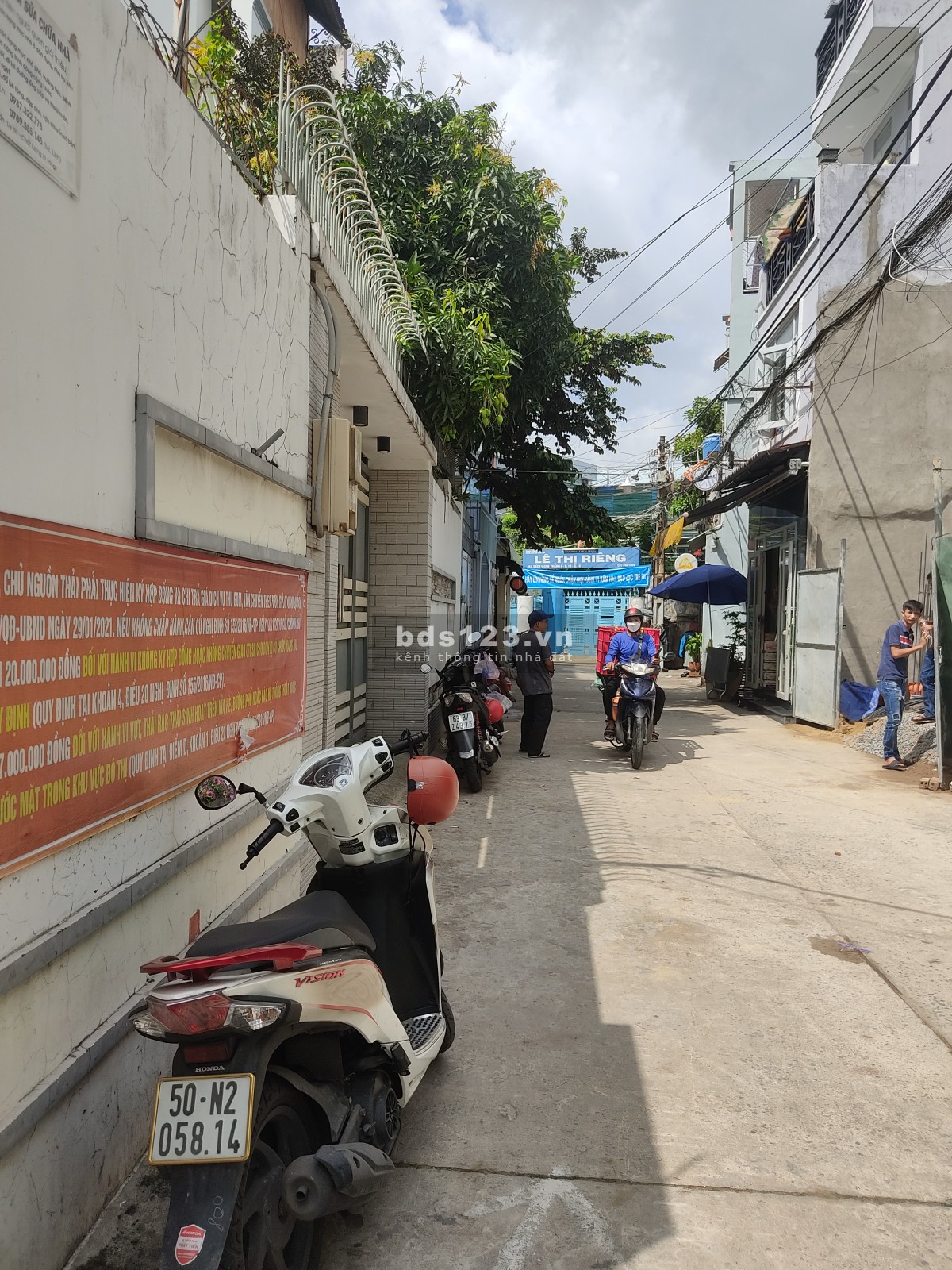 Nhà bán Quận 10, Hẻm 3m thông CMT8, DT 45,5m2(3,8 x 12,2), Giá 5 tỷ