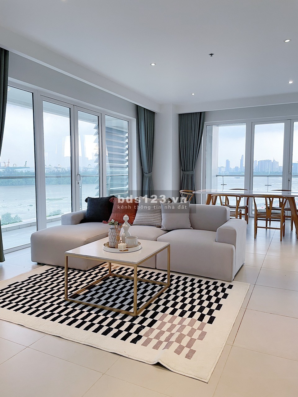 View sông trực diện đẹp nhất Đảo Kim cương -Diamond island ,Cho thuê Căn Hiếm 2PN diện tích lớn ,