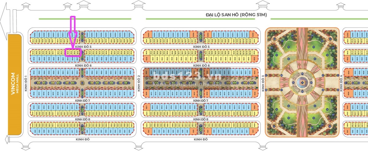 Shophouse KINH ĐÔ ÁNH SÁNG 5-2x – THE EMPIRE 84m2, 5T, MT 7m, 15,6TỶ giảm 1,5 tỷ - Khi TTS
