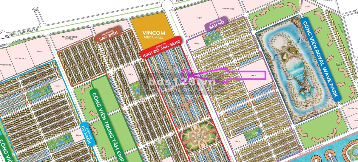 Shophouse KINH ĐÔ ÁNH SÁNG 5-2x – THE EMPIRE 84m2, 5T, MT 7m, 15,6TỶ giảm 1,5 tỷ - Khi TTS