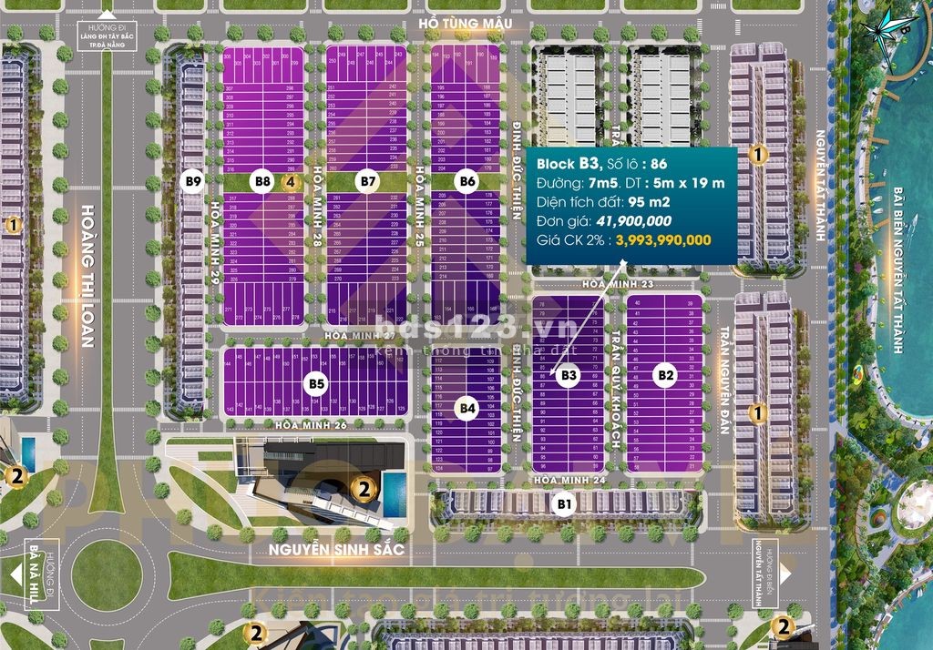 Bán gấp lô đất nền nằm trung tâm hành chính Quận Liên Chiểu cách 500m