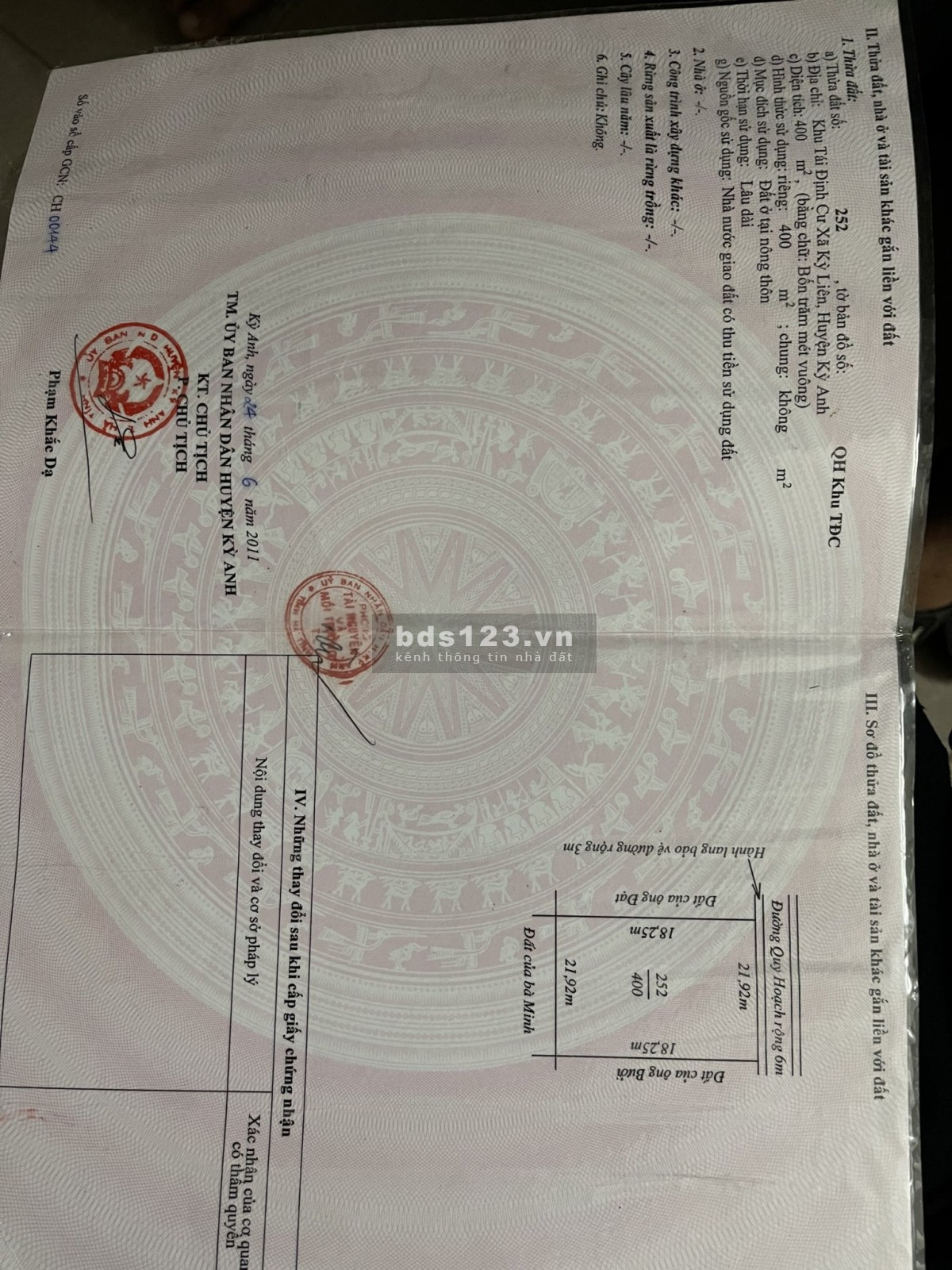 Bán đất kì liên giá rẻ liên hệ 0989662215 ô tô vào tận nhà