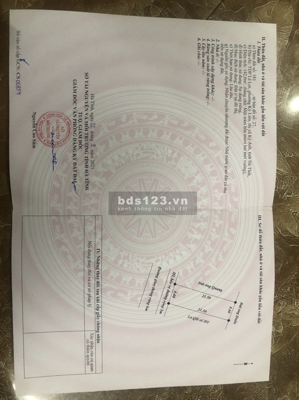 Bán đất kì liên giá rẻ liên hệ 0989662215 ô tô vào tận nhà