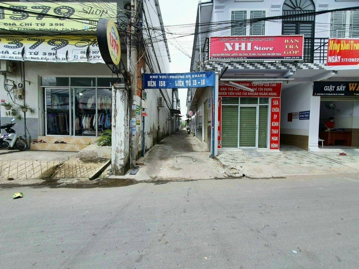 Nền trục chính hẻm 158 Liên Tổ 12-20 NvC nối dài, phường An Khánh