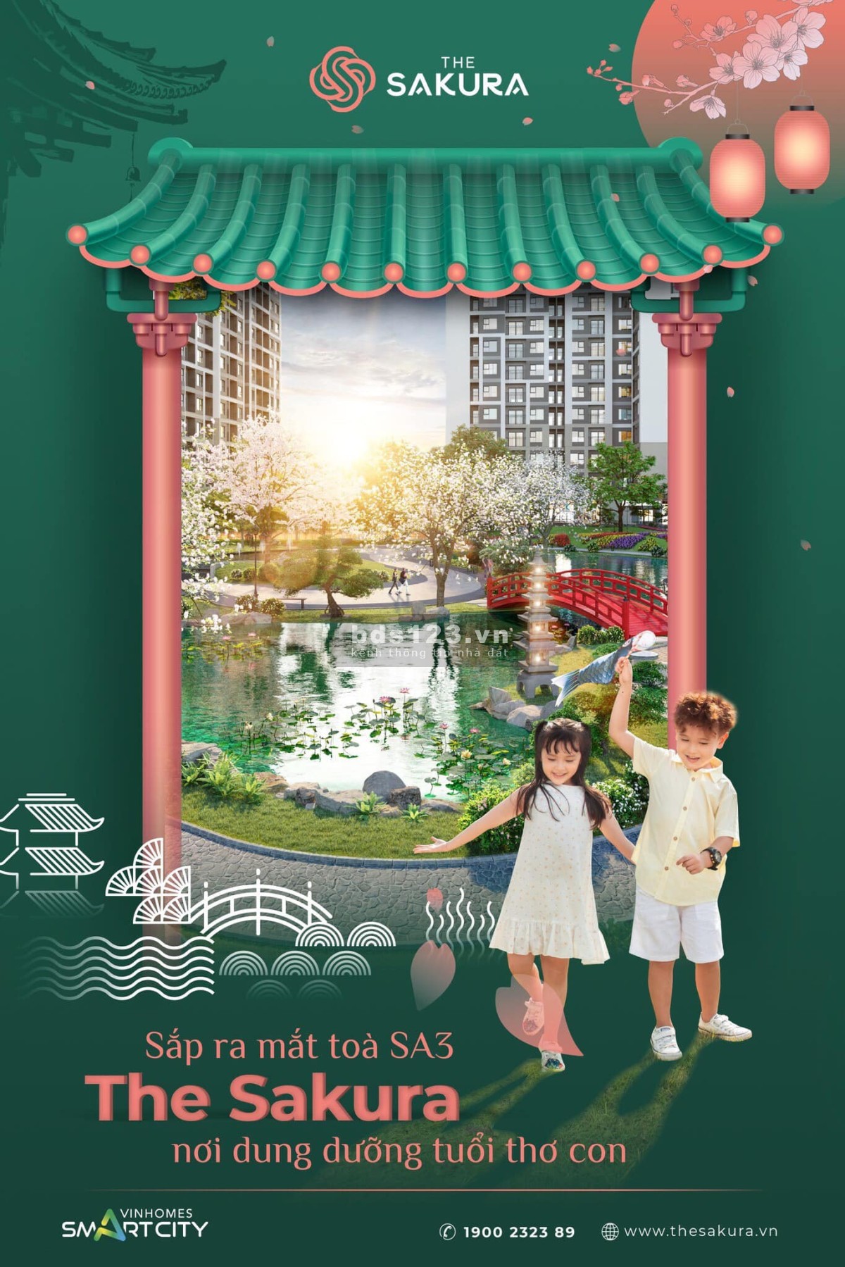 Bán căn hộ The Sakura Nhật Bản Vinhomes 2pn chỉ từ 2.4 tỷ, free 5 năm phí dịch vụ lh 0985588512