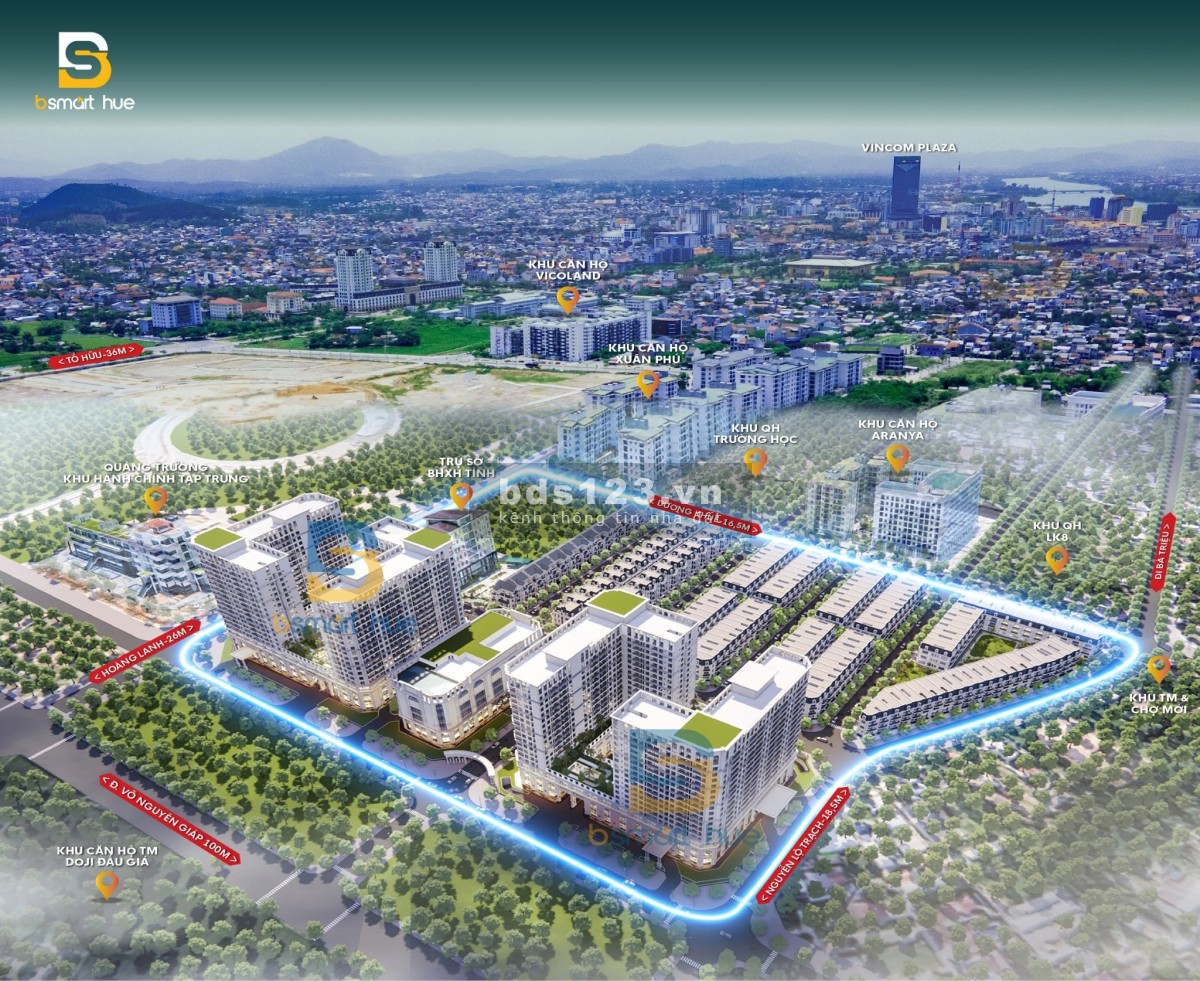 Phú Xuân City vị trí vàng hàng ngàn niềm vui, giá tốt, hỗ trợ vay