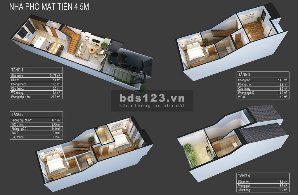 Nhà phố liền kề ngay trung tâm thành phố, ưu đãi đặc biệt, lh 0909253553