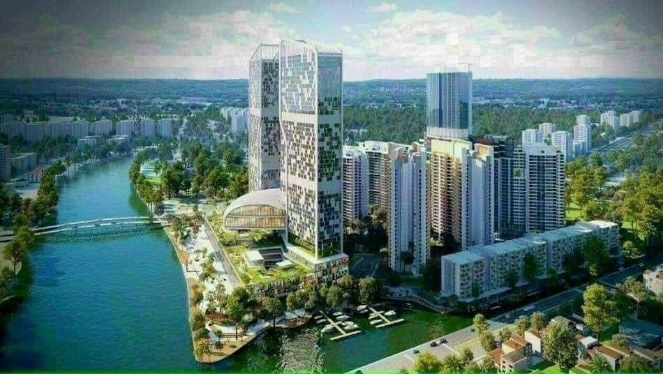 Căn hộ 2 mặt view sông, 2 mặt tiền đường, có bến du thuyền chỉ từ 500 triệu