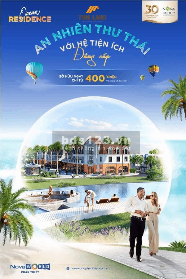 Giỏ hàng đặc biệt Novaworld Phan Thiết chỉ thanh toán 50% trong 5 năm giá 6 tỷ/căn