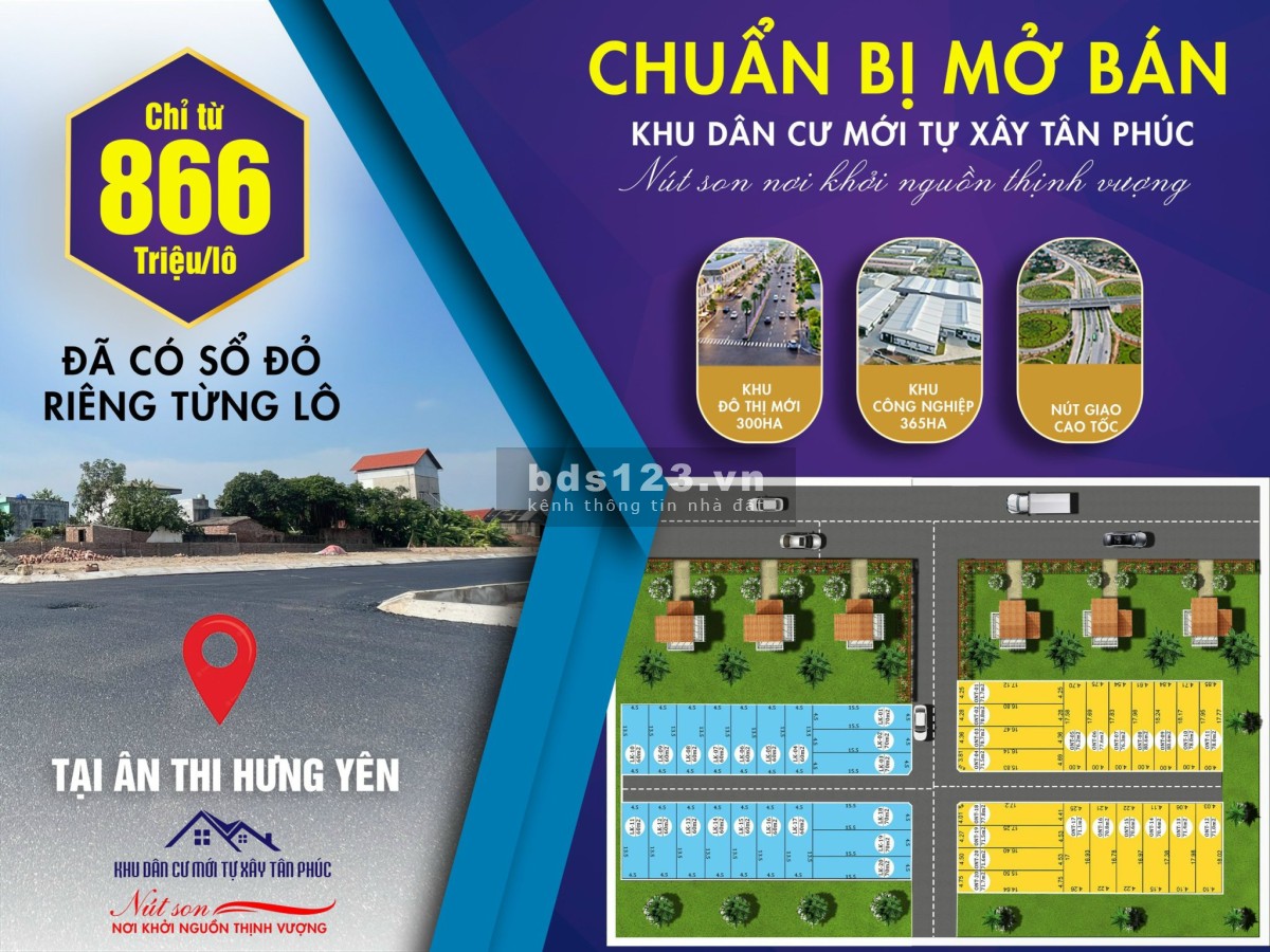 Bán đất gần trung tâm y tế huyện Ân Thi khu dân cư đông đúc