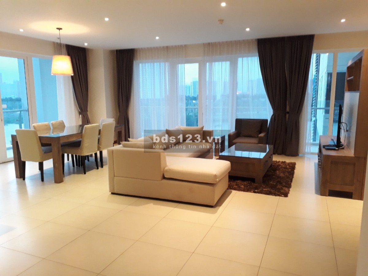 Trục View Đẹp Nhất Đảo Kim cương Cho thuê 3PN, diện tích lớn full nội thất