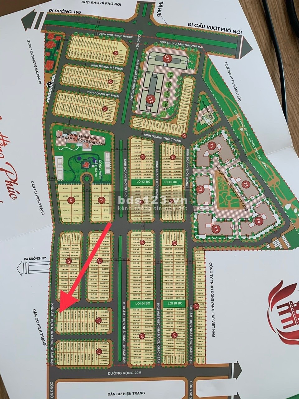Lô góc dtsd 130m2 Lạc Hồng Phúc Mỹ Hào Hưng Yên, giá 40 triệu/m2