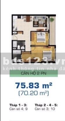 The Sun Avenue - Căn 2pn Ban Công Dài View Sông Duy Nhất Có Giá Chỉ 4 tỷ 250 Gồm All Thuế Phí