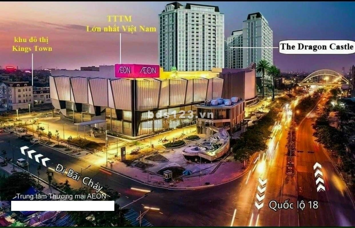 Bán căn hộ tiêu chuẩn Hàn Quốc - The Dragon Castle. Vốn đầu tư chỉ từ 450tr/ Diện tích 54m2
